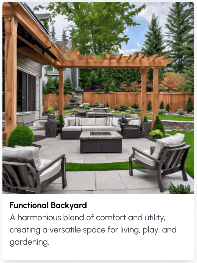 Functional Backyard: Versatility Meets Comfort