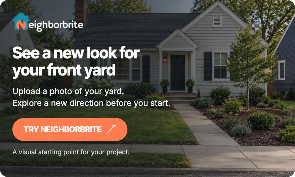 Try Neighborbrite: upload a photo and explore a new look for your front yard.